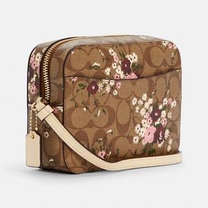 Coach coated canvas camera bag